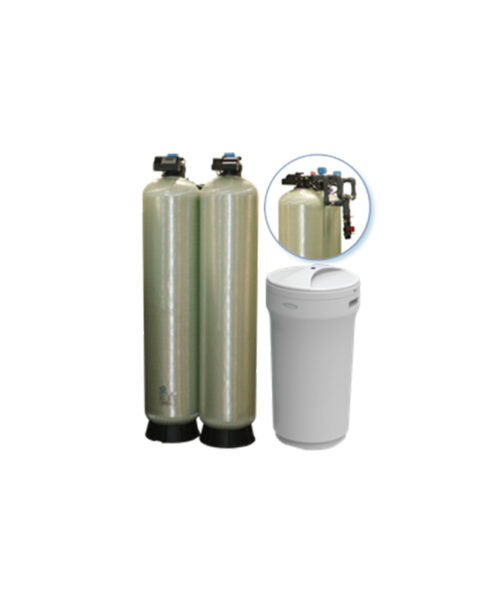 Water softener system for commercial businesses